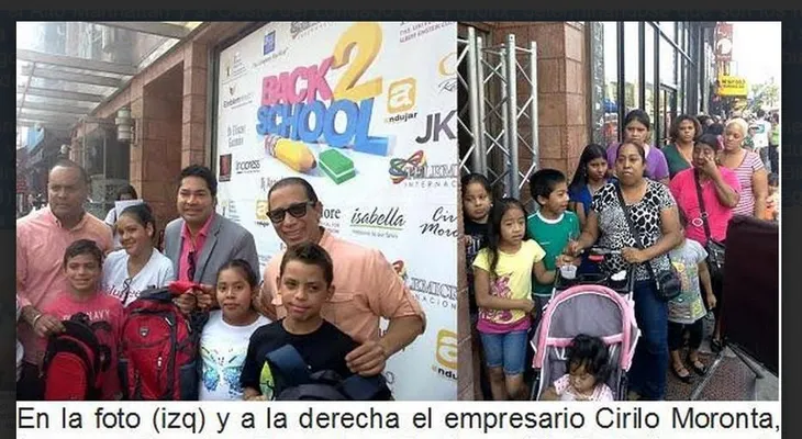 Empresario dominicano NY entrega cientos útiles escolares a niños escasos recursos  