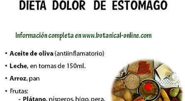 Para el dolor de estomago