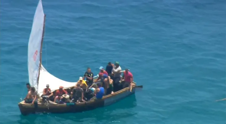 Interceptan embarcación con 30 inmigrantes cubanos en EEUU