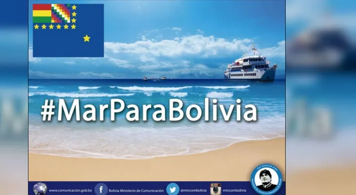 Convocan a tuitazo nacional para pedir mar para Bolivia