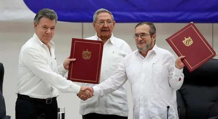 Histórico acuerdo de paz entre el gobierno de Colombia y las FARC 