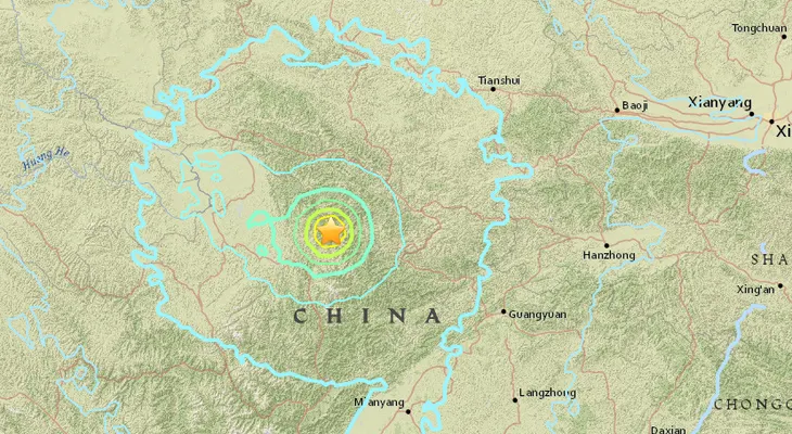 Sismo de magnitud 6,5 sacude la región central de China