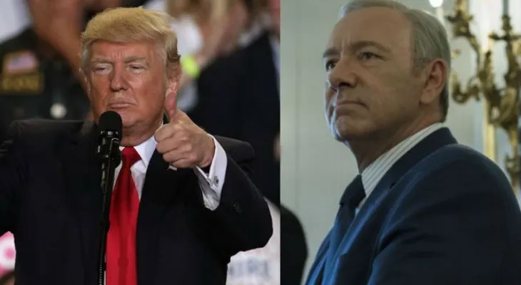 Estrellas de House of Cards dicen que la serie no puede superar la "locura" de Trump
