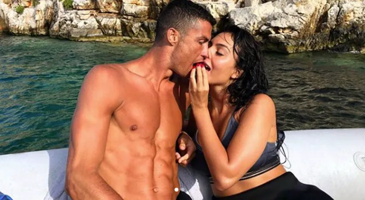  Cristiano Ronaldo y Georgina Rodríguez, olvidando el Mundial, y qué manera