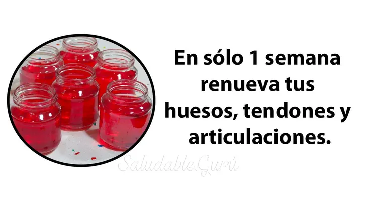 En sólo 1 semana renueva tus huesos, tendones y articulaciones