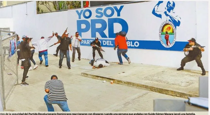 PRD dice canceló agresores de la prensa en convención 