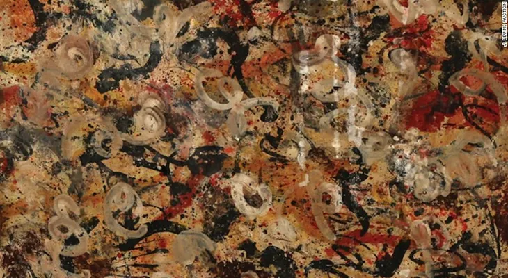 Esta obra recuperada de Jackson Pollock podría valer 15 millones de dólares