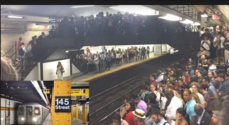 11 heridos durante incendio estación de tren en Alto Manhattan  