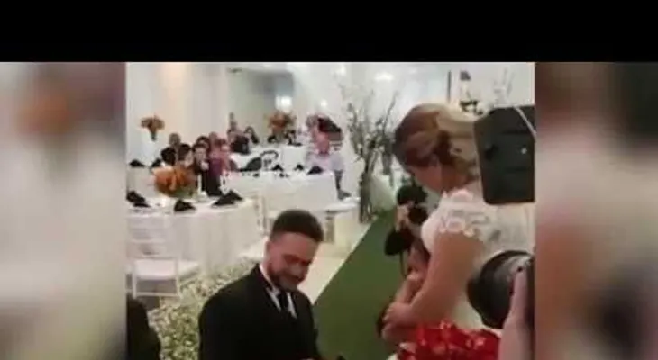 "¿Serás mi hija para siempre?": el novio sorprende a su hijastra durante la boda