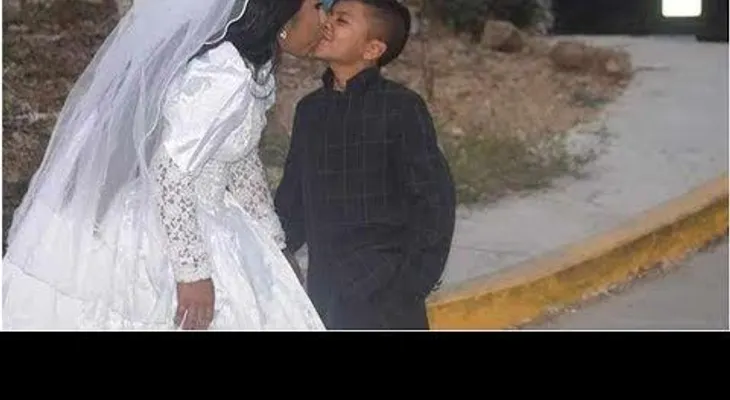 La real historia del "menor" que se casó con una mujer; tiene una rara enfermedad que lo hacen ver como un niño