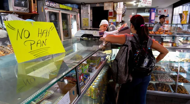 Esta foto de escasez en Venezuela en realidad fue tomada en Nueva York