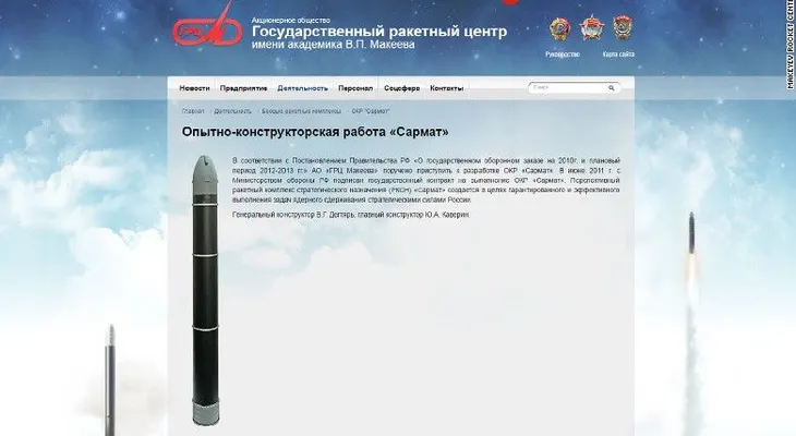 Rusia revela misil Satan puede destruir Francia o Texas, según reportes