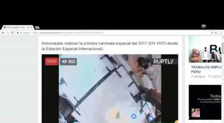Astronautas de la NASA realizan caminata espacial