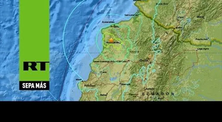 Un fuerte sismo de 6,7 sacude Ecuador (VIDEO)
