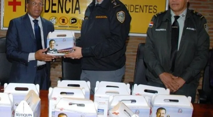 OTTT  aporta botiquines a AMET para operativos de Semana Santa