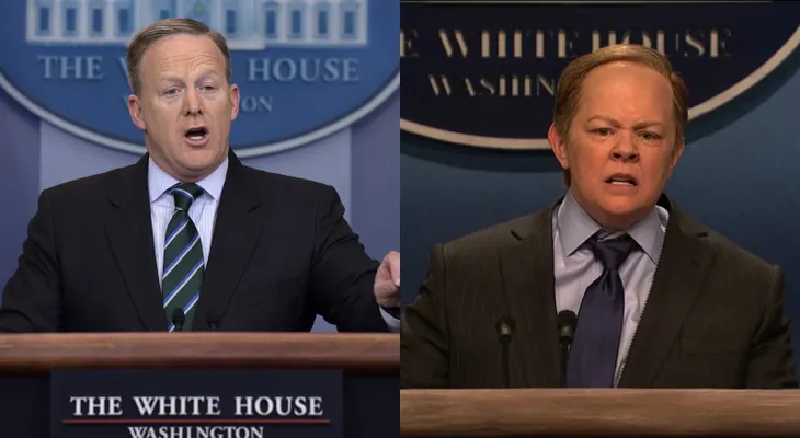 Sean Spicer le dice a Melissa McCarthy que tiene que moderarse