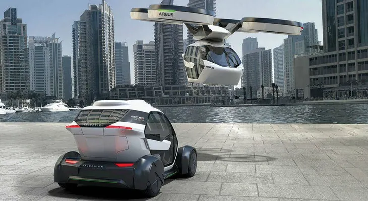 El primer auto volador es un vehículo de aire con pilas, y estará listo en el 2018