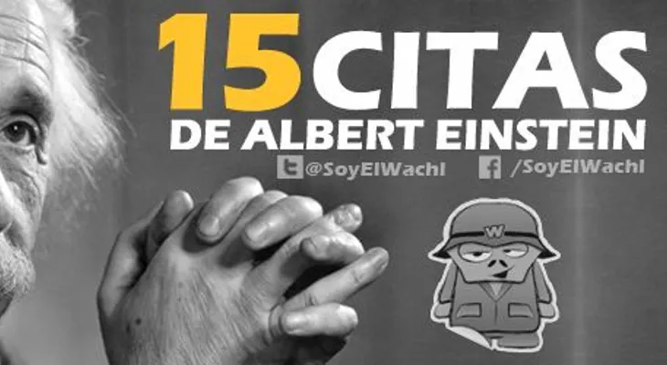 15 citas Albert Einstein para reflexionar