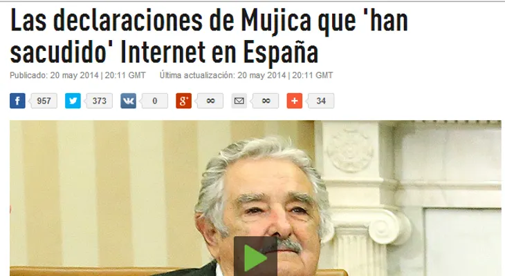 Las declaraciones de Mujica que 'han sacudido' Internet en España 
