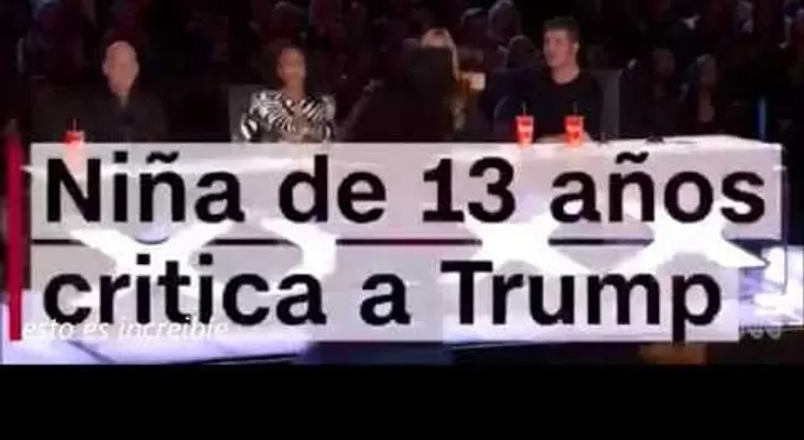 La increíble burla de esta niña contra Donald Trump 