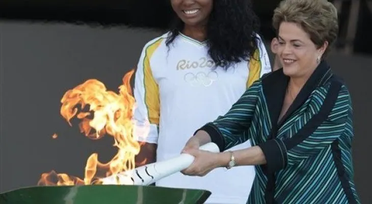 La Antorcha Olímpica llega a Brasil
