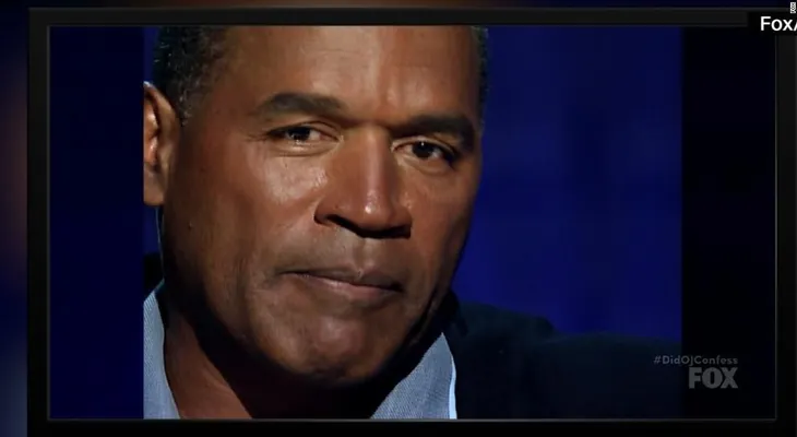 O.J. Simpson relató "sangre y cosas" en una hipotética confesión en televisión de dos asesinatos