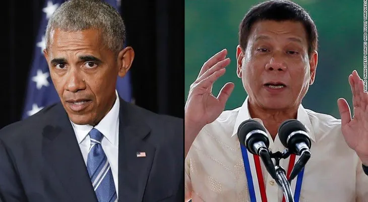 El presidente filipino lamenta sus comentarios sobre Barack Obama