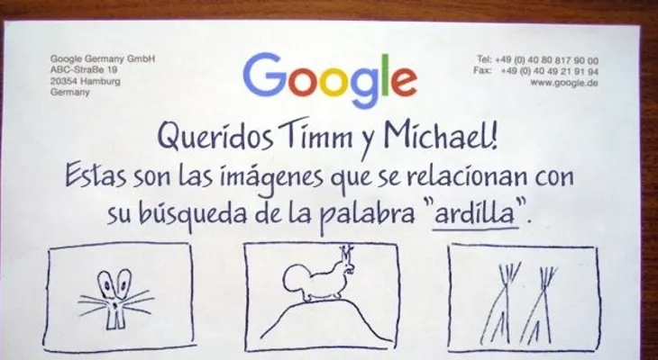 Padre e hijo enviaron una petición a Google de manera poco usual. ¡Y obtuvieron respuesta!