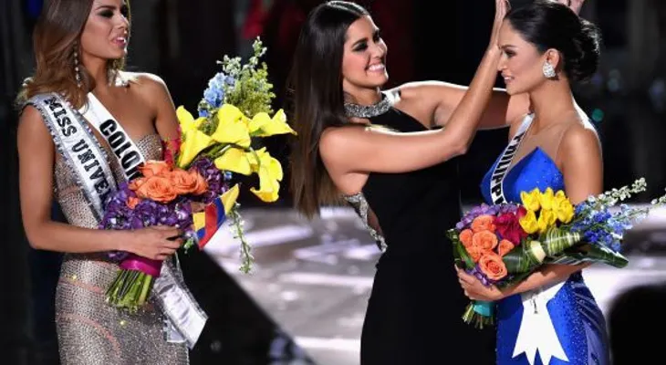 Error de presentador coronó a Colombiana como Miss Universo