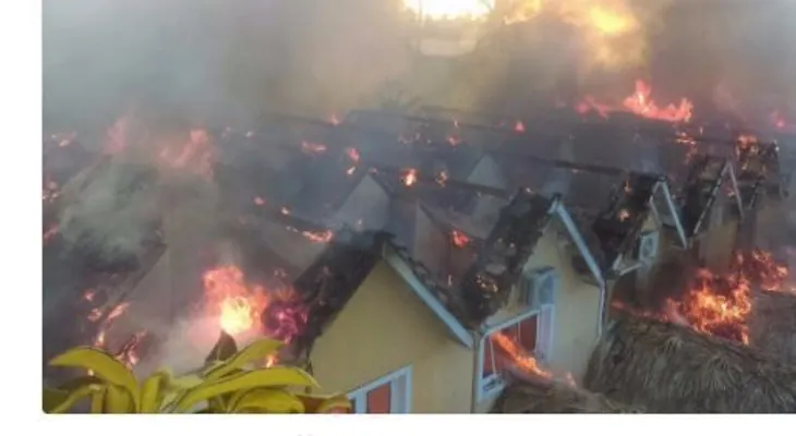Un incendio en San Francisco, California, EEUU 