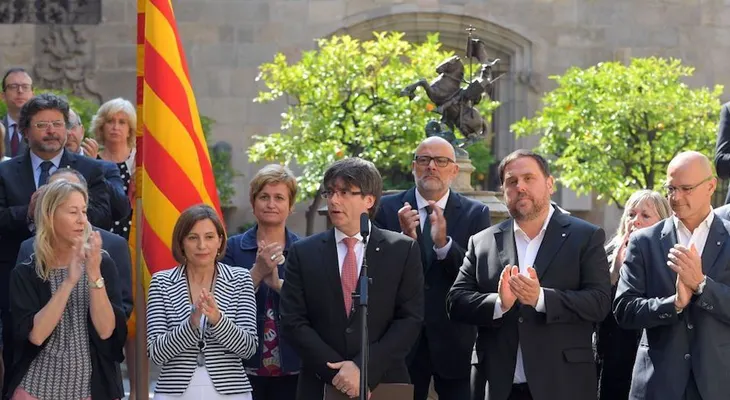 Gobierno de Cataluña anuncia un referendo independentista para el 1 de octubre