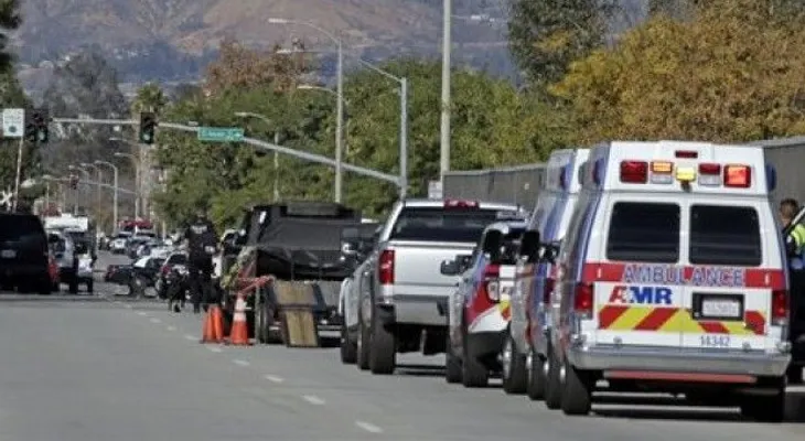 Calculan 14 personas asesinadas y otras 14 heridas en tiroteo en California