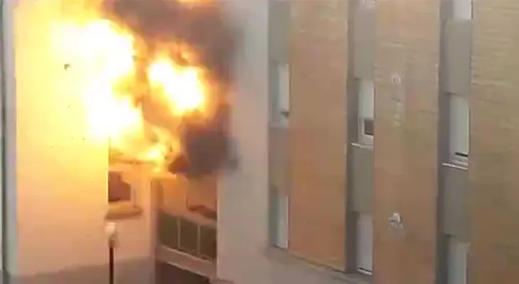 Impresionante explosión por una fuga de gas en un edificio en Toulouse