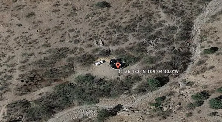 ¿Un ovni o un depósito de agua? Google Earth caza un misterioso objeto estrellado en EE.UU.