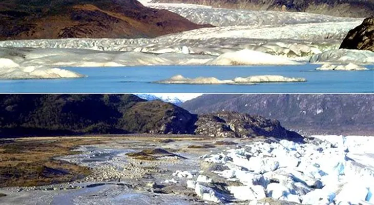Fotos: el enorme lago chileno que desaparece en una noche