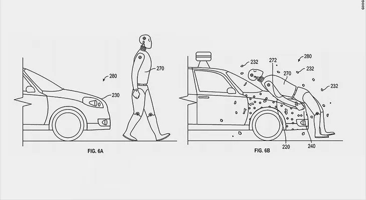 Autos de Google tendrían adhesivo que atrapará a peatones como moscas