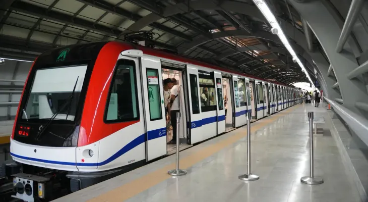Fallo técnico detiene un tren del Metro de Santo Domingo entre Hermanas Mirabal y Peña Gómez