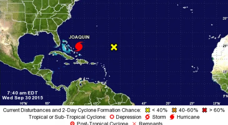 Alerta de huracán en Bahamas por la tormenta Joaquín