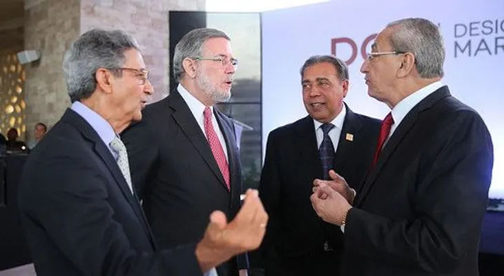 Danilo asiste inauguración Design Center Marmotech 