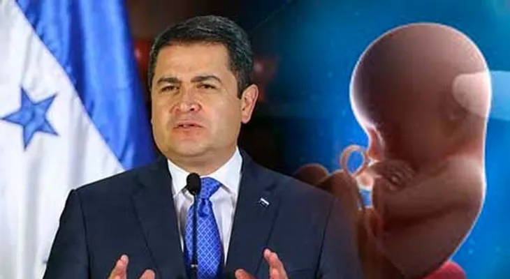 Presidente de Honduras, Juan Orlando Hernández, rechaza el aborto y dice que sólo Dios puede quitar la vida