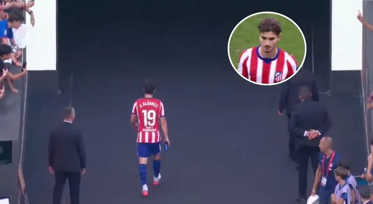 Julián Álvarez sufre silbidos y abucheos en el Metropolitano en medio de su conflicto con el Atlético de Madrid por su posible salida al Barcelona