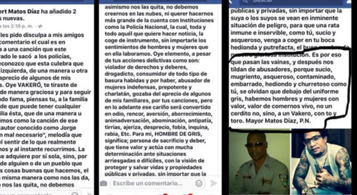 Amenazan a Vakeró por reciente canción a la policía