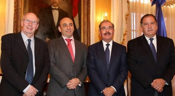Presidente Medina recibe a representantes de Programa Mundial de Alimentos
