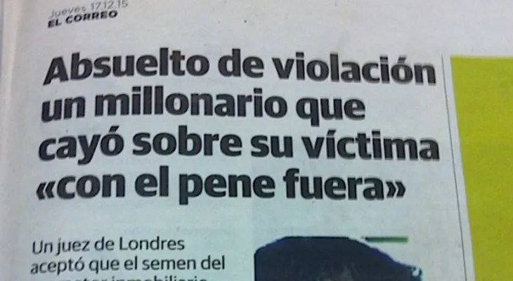 Absuelven millonario saudí por alegar que cayó y el pene le "asomaba"
