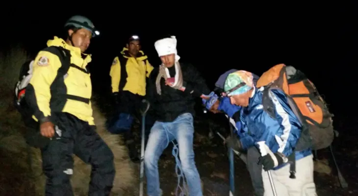 Joven Antonio Domingo Taipe fue rescatado de volcán Misti al pedir auxilio por redes sociales