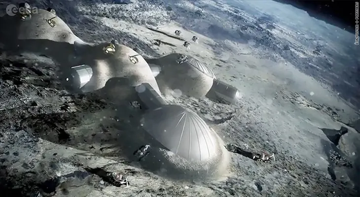 Así es el pueblo en la Luna que la Agencia Espacial Europea quiere construir