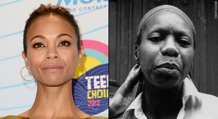 Zoe Saldaña, Nina Simone y la dolorosa historia del 'blackface'