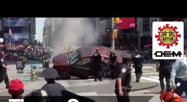 Auto a alta velocidad atropella a peatones en Times Square en NY; al menos un muerto y 23 heridos
