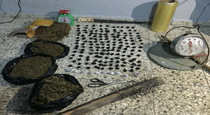 Apresan nueve personas e incautan 2,690 gramos de marihuana