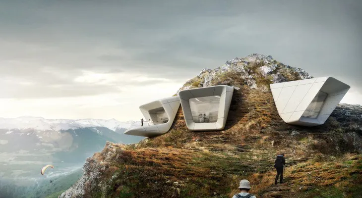 Un inusual museo tallado dentro de una montaña en Italia